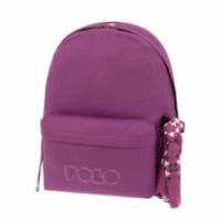 POLO ORIGINAL ΣΑΚΙΔΙΟ SCARF ΣΕ ΜΩΒ ΧΡΩΜΑ