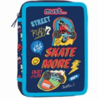ΣΧΟΛΙΚΗ ΚΑΣΕΤΙΝΑ ΔΙΠΛΗ ΓΕΜΑΤΗ MUST SKATE MORE