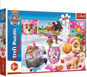 ΠΑΙΔΙΚΟ PUZZLE PAW PATROL GIRL SKYE IN ACTION 100PCS ΓΙΑ 5+ ΕΤΩΝ TREFL