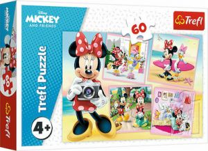 ΠΑΙΔΙΚΟ PUZZLE LOVELY MINNIE 60PCS ΓΙΑ 4+ ΕΤΩΝ TREFL