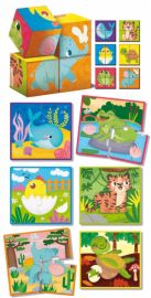 LISCIANI GIOCHI ΕΚΠΑΙΔΕΥΤΙΚΟ ΠΑΙΧΝΙΔΙ MONTESSORI CUBES AND PUZZLE ΑΠΟ ΞΥΛΟ ΓΙΑ 1-4 ΕΤΩΝ