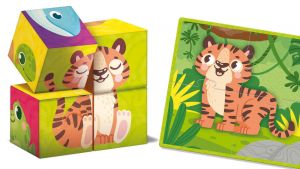 LISCIANI GIOCHI ΕΚΠΑΙΔΕΥΤΙΚΟ ΠΑΙΧΝΙΔΙ MONTESSORI CUBES AND PUZZLE ΑΠΟ ΞΥΛΟ ΓΙΑ 1-4 ΕΤΩΝ