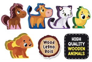 LISCIANI GIOCHI ΕΚΠΑΙΔΕΥΤΙΚΟ ΠΑΙΧΝΙΔΙ MONTESSORI BABY FARM ΑΠΟ ΞΥΛΟ ΓΙΑ 1-4 ΕΤΩΝ