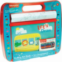 FISHER PRICE ROLLING ART DESK ΣΕΤ ΖΩΓΡΑΦΙΚΗΣ ΣΕ ΒΑΛΙΤΣΑΚΙ