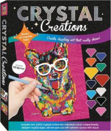 HINKLER ΚΑΤΑΣΚΕΥΗ ΜΕ ΚΡΥΣΤΑΛΛΟΥΣ ΣΚΥΛΟΣ - CRYSTAL CREATIONS: PD MORENO CORGI IN GLASSES CC-26 HINKLE