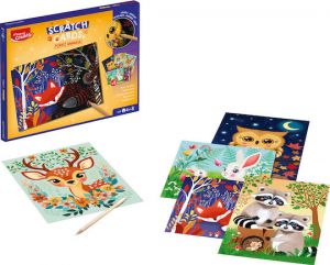 CREATIVE SCRATCH CARDS FOREST ANIMALS 