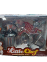 ΜΕΤΑΛΛΙΚΟ ΣΕΤ ΚΟΥΖΙΝΙΚΩΝ LITTLE CHEF