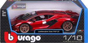 BBURAGO ΑΥΤΟΚΙΝΗΤΑΚΙ LAMBORGHINI SIAN ΓΙΑ 3+ ΕΤΩΝ ΚΟΚΚΙΝΟ
