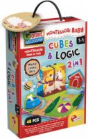 LISCIANI GIOCHI ΕΚΠΑΙΔΕΥΤΙΚΟ ΠΑΙΧΝΙΔΙ MONTESSORI CUBES & LOGIC ΑΠΟ ΞΥΛΟ ΓΙΑ 1-4 ΕΤΩΝ
