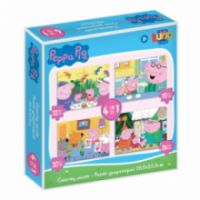  PUZZLE 4ΣΕ1 12/15/20/24ΤΕΜ 28Χ6Χ27,5ΕΚ PEPPA PIG