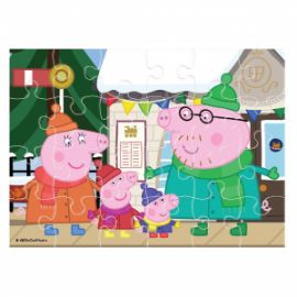  PUZZLE 4ΣΕ1 12/15/20/24ΤΕΜ 28Χ6Χ27,5ΕΚ PEPPA PIG
