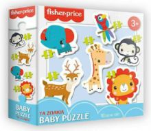 ΠΑΙΔΙΚΟ PUZZLE ΤΑ ΖΩΑΚΙΑ 18PCS ΓΙΑ 3+ ΕΤΩΝ FISHER PRICE