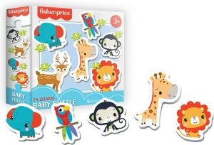 ΠΑΙΔΙΚΟ PUZZLE ΤΑ ΖΩΑΚΙΑ 18PCS ΓΙΑ 3+ ΕΤΩΝ FISHER PRICE