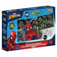  PUZZLE 100ΤΕΜ 48Χ34ΕΚ GLOW IN THE DARK SPIDERMAN