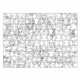  PUZZLE 100ΤΕΜ 48Χ34ΕΚ GLOW IN THE DARK PRINCESS