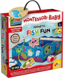 LISCIANI GIOCHI ΕΚΠΑΙΔΕΥΤΙΚΟ ΠΑΙΧΝΙΔΙ MONTESSORI FISH FUN ΑΠΟ ΞΥΛΟ ΓΙΑ 3+ ΕΤΩΝ ΚΩΔ.98354