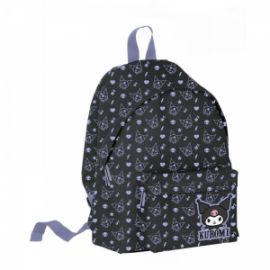 ΣΑΚΙΔΙΟ ΣΤΡΟΓΓΥΛΟ ΜΑΥΡΟ PATTERN KUROMI 252235