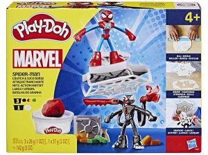 PLAY-DOH SPIDERMAN LAUNCH AND SLICE BATTLE F9827