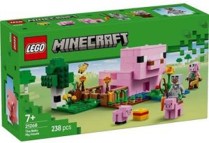 LEGO MINECRAFT THE BABY PIG HOUSE ΓΙΑ 7+ ΕΤΩΝ 238ΤΜΧ 21268