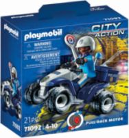 PLAYMOBIL CITY ACTION POLICE QUAD ΑΣΤΥΝΟΜΙΚΟΣ ΜΕ ΓΟΥΡΟΥΝΑ 4X4 71092