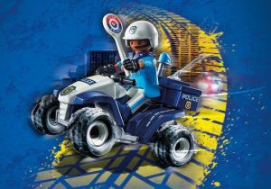 PLAYMOBIL CITY ACTION POLICE QUAD ΑΣΤΥΝΟΜΙΚΟΣ ΜΕ ΓΟΥΡΟΥΝΑ 4X4 71092