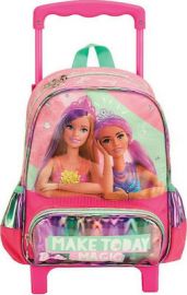 GIM BARBIE THINK SWEET ΣΧΟΛΙΚΗ ΤΣΑΝΤΑ ΤΡΌΟΛΕΪ ΝΗΠΙΑΓΩΓΕΙΟΥ ΣΕ ΡΟΖ ΧΡΩΜΑ 349-70073