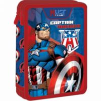  ΣΧΟΛΙΚΗ ΚΑΣΕΤΙΝΑ ΔΙΠΛΗ ΓΕΜΑΤΗ AVENGERS CAPTAIN AMERICA MUST TEAM 