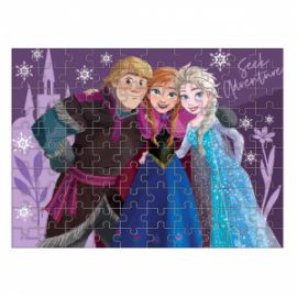 ΠΑΖΛ ΧΡΩΜΑΤΙΣΜΟΥ 2 ΟΨΕΩΝ DISNEY FROZEN LUNA TOYS GLOW IN THE DARK 100ΤΕΜ 48X34ΕΚ.