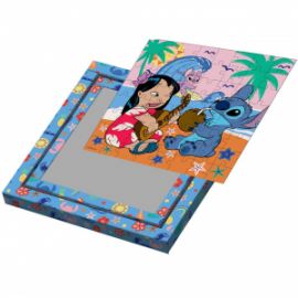 ΠΑΖΛ ΚΟΡΝΙΖΑ DISNEY STITCH LUNA TOYS 2 ΣΕ 1 ΧΡΩΜΑΤΙΣΜΟΥ 2 ΟΨΕΩΝ 64 ΤΜX. 27X27 ΕΚ.