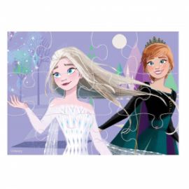 ΠΑΖΛ DISNEY FROZEN LUNA TOYS 4 ΣΕ 1 12/15/20/24ΤΕΜ 28X6X27,5ΕΚ.