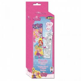 PUZZLE ΧΡΩΜΑΤΙΣΜΟΥ ΠΥΡΓΟΣ 2 ΟΨΕΩΝ 24TEM 12,7X47,7ΕΚ PRINCESS PETS
