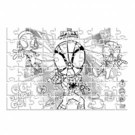 ΠΑΖΛ SPIDEY AND HIS AMAZING FRIENDS LUNA TOYS FOIL 2 ΣΕ 1 60ΤΜΧ. ΣΕ ΚΥΛΙΝΔΡΟ 48X33ΕΚ.