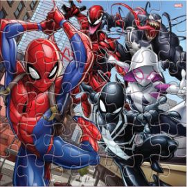 ΠΑΖΛ ΧΡΩΜΑΤΙΣΜΟΥ 2 ΟΨΕΩΝ SPIDER - MAN LUNA TOYS 42ΤΜΧ. 42X42ΕΚ.