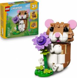  LEGO CREATOR 3-IN-1 CUTE HAMSTER WITH A FLOWER ΓΙΑ 7+ ΕΤΩΝ 166ΤΜΧ 31376
