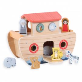 ΚΙΒΩΤΟΣ ΤΟΥ ΝΩΕ LUNA TOYS ΞΥΛΙΝΟΣ ΜΕ ΖΩΑΚΙΑ, 28,7X2,2X22,3 ΕΚ.