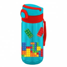 ΠΑΓΟΥΡΙ ΠΛΑΣΤΙΚΟ MUST TEAM 500 ML ΜΕ ΚΑΛΑΜΑΚΙ BRICKS 000586441