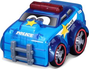 BBURAGO ΑΥΤΟΚΙΝΗΤΑΚΙ JUNIOR PUSH & GLOW POLICE CAR ΓΙΑ 3+ ΕΤΩΝ #16-89004