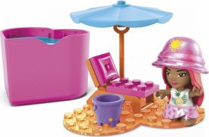 MEGA BLOKS ΤΟΥΒΛΑΚΙΑ BARBIE BEACH DAY COLOR REVEAL ΓΙΑ 4+ ΕΤΩΝ 16ΤΜΧ