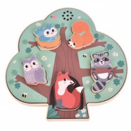 ΠΑΖΛ ΞΥΛΙΝΟ LUNA TOYS ΜΕ ΗXΟ ΖΩΑ ΔΑΣΟΥΣ 5ΤΜX. 22,4X2,6X22,1ΕΚ.