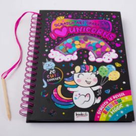  SCRATCH ART SPARKLES: I LOVE UNICORNS  SCR-10