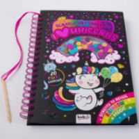  SCRATCH ART SPARKLES: I LOVE UNICORNS  SCR-10
