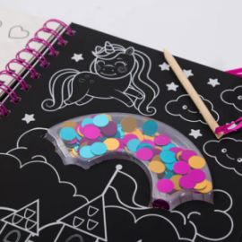  SCRATCH ART SPARKLES: I LOVE UNICORNS  SCR-10