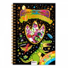  SCRATCH ART SPARKLES: I LOVE DINOSAURS SCR-8