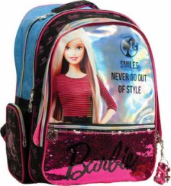  GIM BARBIE DENIM FASHION ΣΧΟΛΙΚΗ ΤΣΑΝΤΑ ΠΛΑΤΗΣ ΔΗΜΟΤΙΚΟΥ ΠΟΛΥΧΡΩΜΗ 349-66031 
