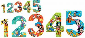 ΠΑΙΔΙΚΟ PUZZLE ΑΡΙΘΜΟΙ MICKEY 15PCS ΓΙΑ 3+ ΕΤΩΝ LUNA