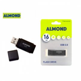 ALMOND FLASH DRIVE USB 16GB PRIME ΜΑΥΡΟ