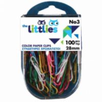 DIAKAKIS IMPORTS THE LITTLIES COLOR PAPER CLIPS ΣΥΝΔΕΤΗΡΕΣ ΧΡΩΜΑΤΙΣΤΟΙ 100 ΤΕΜΑΧΙΑ 000646652