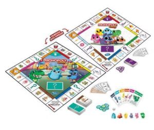 HASBRO ΕΠΙΤΡΑΠΕΖΙΟ ΠΑΙΧΝΙΔΙ MONOPOLY JUNIOR 2 ΣΕ 1 
