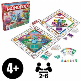 HASBRO ΕΠΙΤΡΑΠΕΖΙΟ ΠΑΙΧΝΙΔΙ MONOPOLY JUNIOR 2 ΣΕ 1 