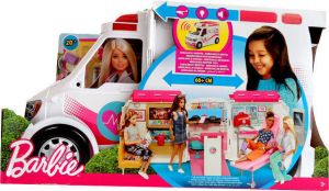 BARBIE ΚΙΝΗΤΟ ΙΑΤΡΕΙΟ - ΑΣΘΕΝΟΦΟΡΟ ΓΙΑ 3+ ΕΤΩΝ